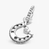 Glücksbringer-Hufeisen-Dangle Charm aus Sterlingsilber Glücksbringer-Hufeisen-Dangle Charm aus Sterlingsilber