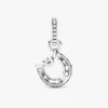 Glücksbringer-Hufeisen-Dangle Charm aus Sterlingsilber Glücksbringer-Hufeisen-Dangle Charm aus Sterlingsilber