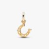 Glückshufeisen-Dangle Charm – 14 Karat vergoldet Glückshufeisen-Dangle Charm – 14 Karat vergoldet