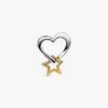 Glücksstern- und Herz-Charms – Sterlingsilber, 14-karätige Vergoldung Glücksstern- und Herz-Charms – Sterlingsilber, 14-karätige Vergoldung