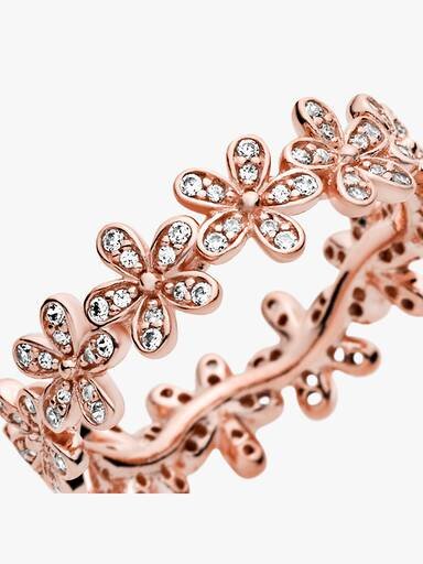 Gänseblümchen-Ring – 14 Karat Roségold-Beschichtung Gänseblümchen-Ring – 14 Karat Roségold-Beschichtung