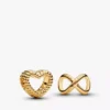 Golden Always and Forever Charm Duo, 2 Stück Golden Always and Forever Charm Duo, 2 Stück