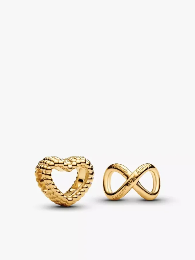 Golden Always and Forever Charm Duo, 2 Stück Golden Always and Forever Charm Duo, 2 Stück
