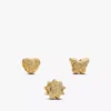 Goldenes Mini-Charm-Trio, 3er-Set Goldenes Mini-Charm-Trio, 3er-Set