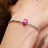 Goldenes Mini-Murano Glass-Charm – Sterlingsilber Goldenes Mini-Murano Glass-Charm – Sterlingsilber