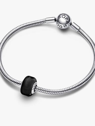 Goldenes Mini-Murano Glass-Charm – Sterlingsilber Goldenes Mini-Murano Glass-Charm – Sterlingsilber