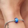Goldenes Mini-Murano Glass-Charm – Sterlingsilber Goldenes Mini-Murano Glass-Charm – Sterlingsilber
