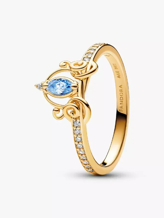 Goldfarbenes Prinzessinnen-Ring-Set, 5er-Set Goldfarbenes Prinzessinnen-Ring-Set, 5er-Set