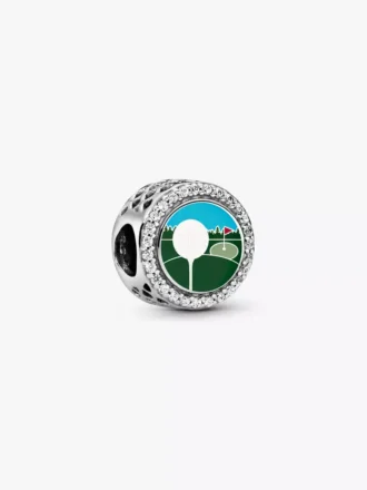 Golf-Charm aus Sterlingsilber