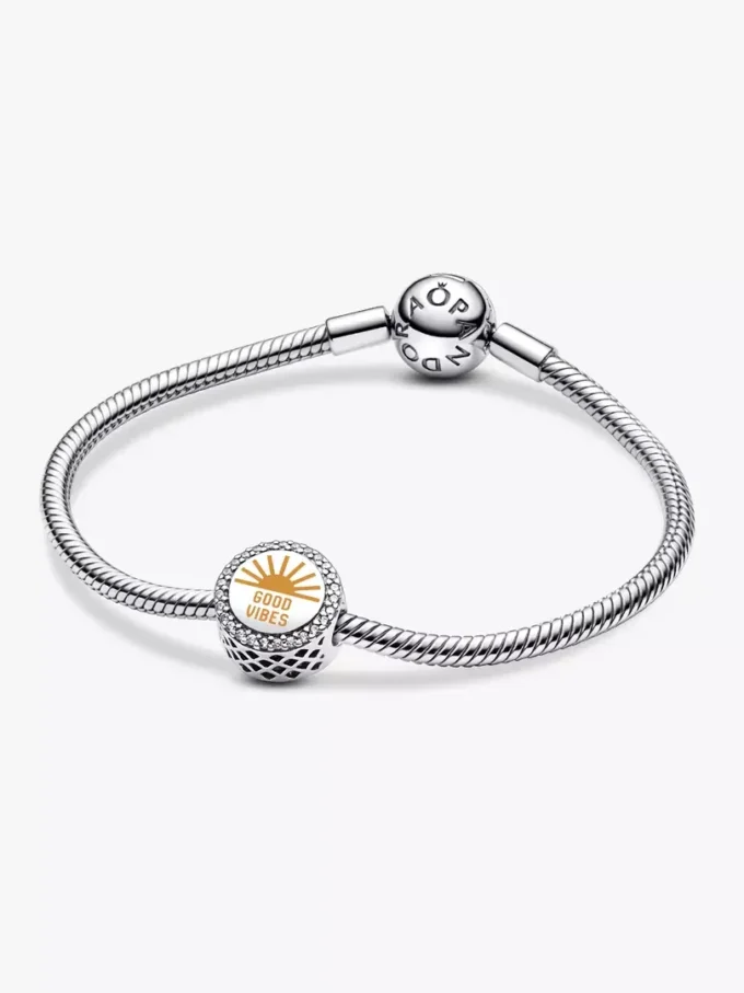 Good Vibes Charm aus Sterlingsilber Good Vibes Charm aus Sterlingsilber