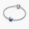 Graduation 2026 – blauer Herz-Charm aus Sterlingsilber