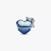 Graduation 2026 – blauer Herz-Charm aus Sterlingsilber