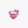 Graduation 2026 Pink Heart Charm aus Sterlingsilber Graduation 2026 Pink Heart Charm aus Sterlingsilber