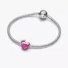 Graduation 2026 Pink Heart Charm aus Sterlingsilber Graduation 2026 Pink Heart Charm aus Sterlingsilber
