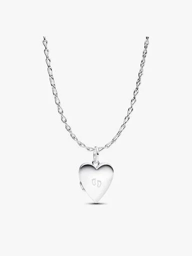 Gravierbare, aufklappbare Herz-Locket-Halskette – 2er-Set Gravierbare, aufklappbare Herz-Locket-Halskette – 2er-Set