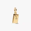 Gravierbarer & aufklappbarer Briefumschlag-Dangle Charm, 14 Karat vergoldet Gravierbarer & aufklappbarer Briefumschlag-Dangle Charm, 14 Karat vergoldet