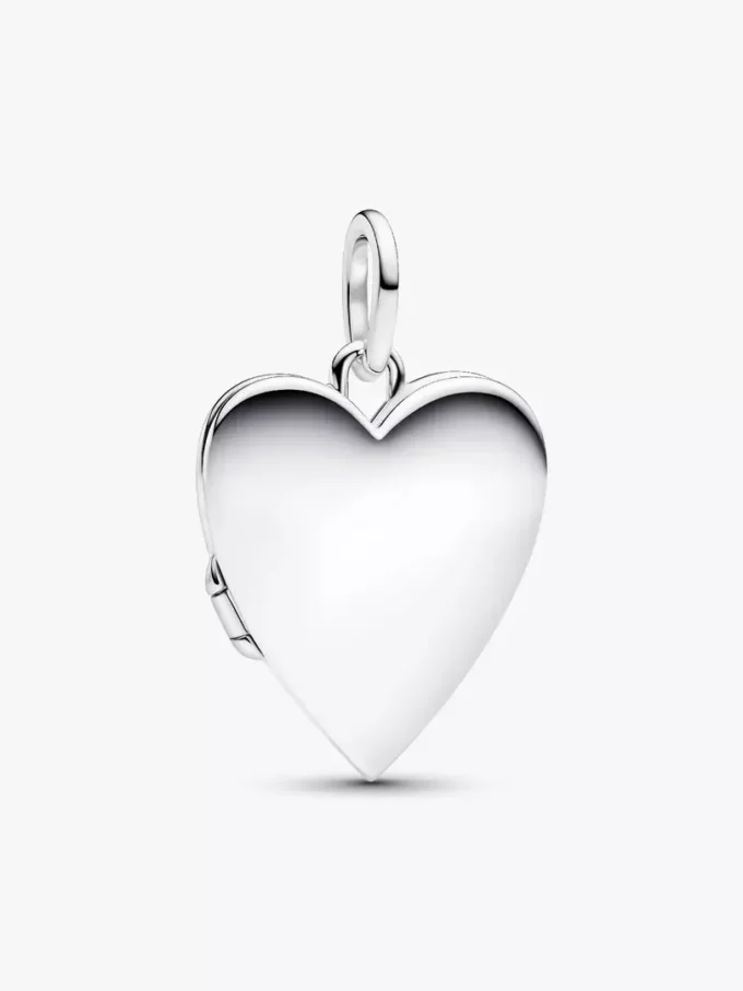 Gravierbarer, aufklappbarer Herzanhänger aus Sterlingsilber Gravierbarer, aufklappbarer Herzanhänger aus Sterlingsilber