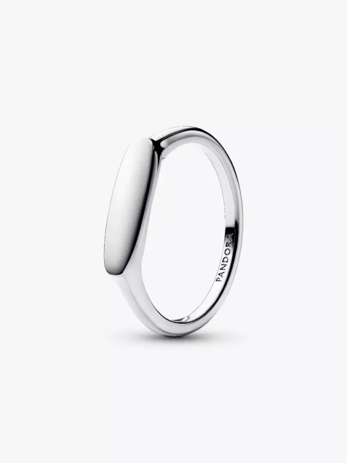 Gravierbarer Bar-Ring aus Sterlingsilber Gravierbarer Bar-Ring aus Sterlingsilber