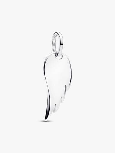 Gravierbarer Engel-Flügel-Anhänger – Sterlingsilber Gravierbarer Engel-Flügel-Anhänger – Sterlingsilber