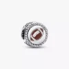 Gravierbarer Football-Charm aus Sterlingsilber Gravierbarer Football-Charm aus Sterlingsilber