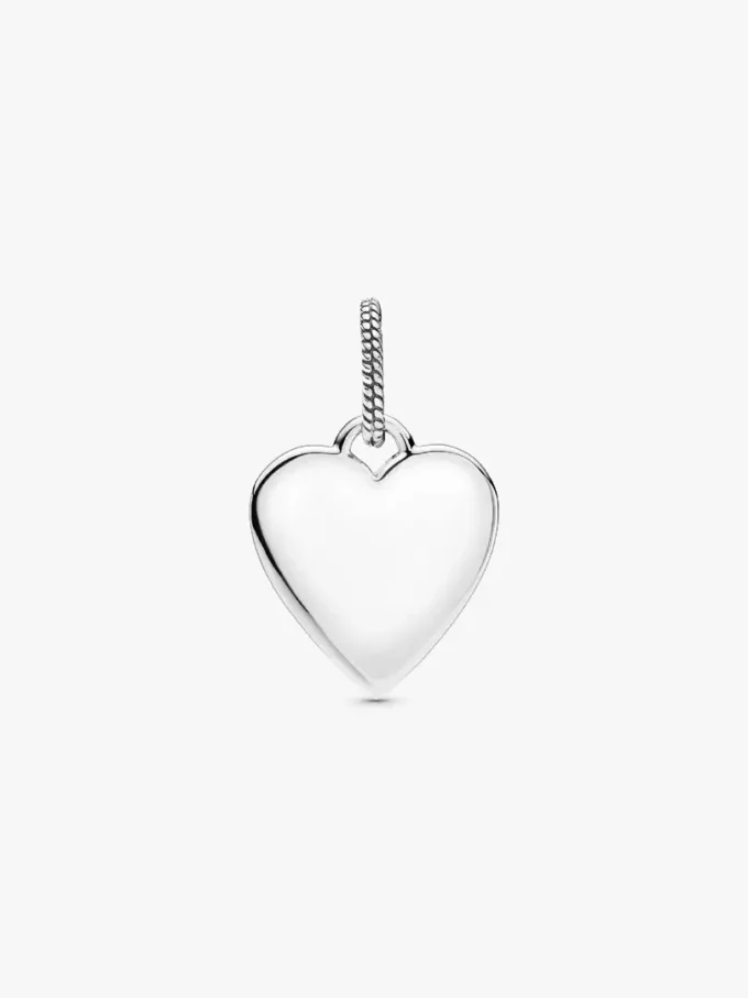 Gravierbarer Herz-Anhänger aus Sterlingsilber Gravierbarer Herz-Anhänger aus Sterlingsilber