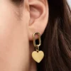 Gravierbarer Herz-Charm, 14-karätig vergoldet Gravierbarer Herz-Charm, 14-karätig vergoldet