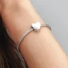 Gravierbarer Herz-Charm aus Sterlingsilber Gravierbarer Herz-Charm aus Sterlingsilber