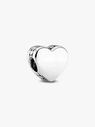 Gravierbarer Herz-Charm aus Sterlingsilber