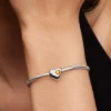 Gravierbarer Herz-Charm aus Sterlingsilber mit honigfarbenem Stein Gravierbarer Herz-Charm aus Sterlingsilber mit honigfarbenem Stein
