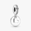 Gravierbarer Herz-Dangle Charm – Sterlingsilber Gravierbarer Herz-Dangle Charm – Sterlingsilber