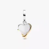 Gravierbarer Herz-&-Pfeil-Dangle Charm aus Sterlingsilber, 14-karätig vergoldet Gravierbarer Herz-&-Pfeil-Dangle Charm aus Sterlingsilber, 14-karätig vergoldet