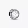 Gravierbarer Volleyball-Charm aus Sterlingsilber Gravierbarer Volleyball-Charm aus Sterlingsilber