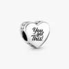 Gravierbarer „You Got This“-Charm aus Sterlingsilber