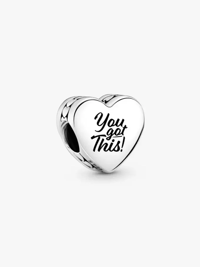 Gravierbarer „You Got This“-Charm aus Sterlingsilber