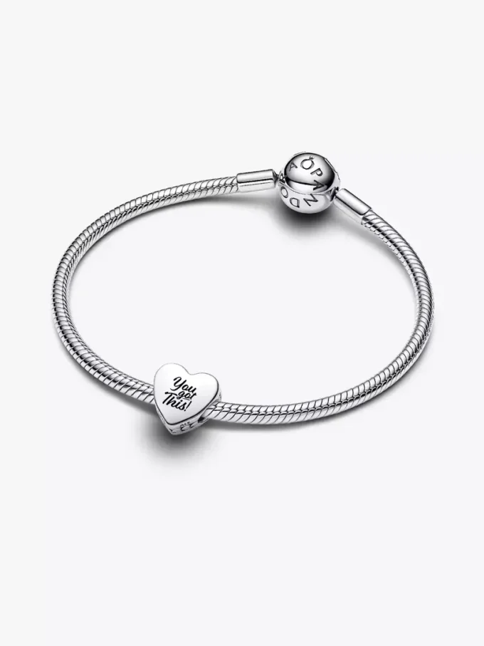 Gravierbarer „You Got This“-Charm aus Sterlingsilber