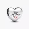 Gravierbarer „You’re My Person“-Herz-Charm aus Sterlingsilber