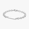 Gravierbares Bar-Link-Armband aus Sterlingsilber