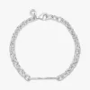 Gravierbares Bar-Link-Armband aus Sterlingsilber