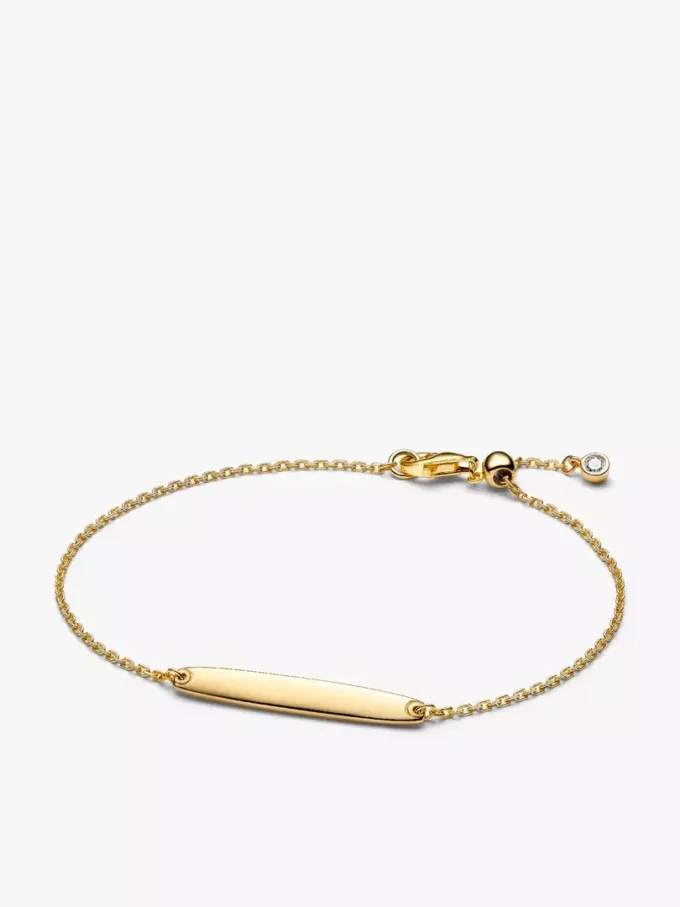 Gravierbares vergoldetes Armband-Set für Sie und Ihn, 2er-Set Gravierbares vergoldetes Armband-Set für Sie und Ihn, 2er-Set