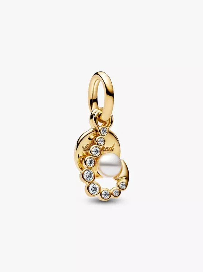 Haken-Dangle Charm, 14-karätig vergoldet Haken-Dangle Charm, 14-karätig vergoldet