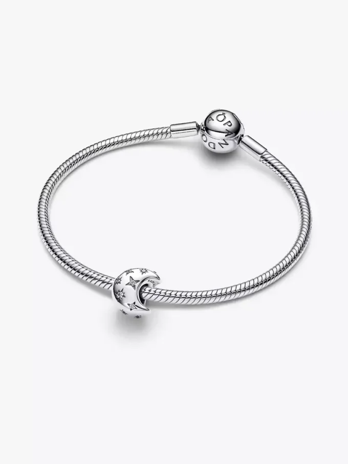 Halbmond-Charm aus Sterlingsilber Halbmond-Charm aus Sterlingsilber