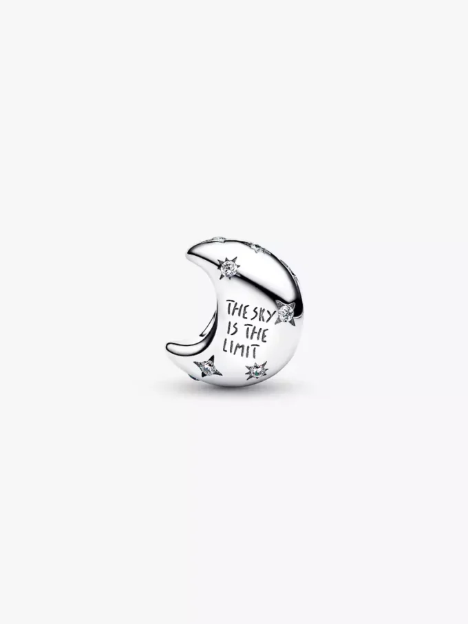 Halbmond-Charm aus Sterlingsilber Halbmond-Charm aus Sterlingsilber