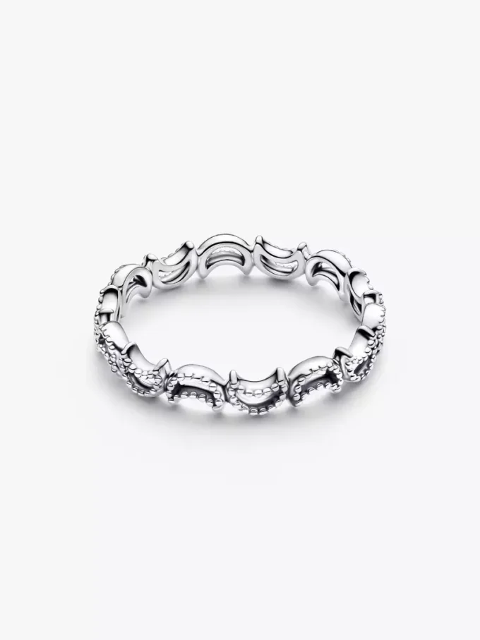 Halbmondring aus Sterlingsilber