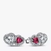 Halo Hearts Ohrringe aus Sterlingsilber Halo Hearts Ohrringe aus Sterlingsilber
