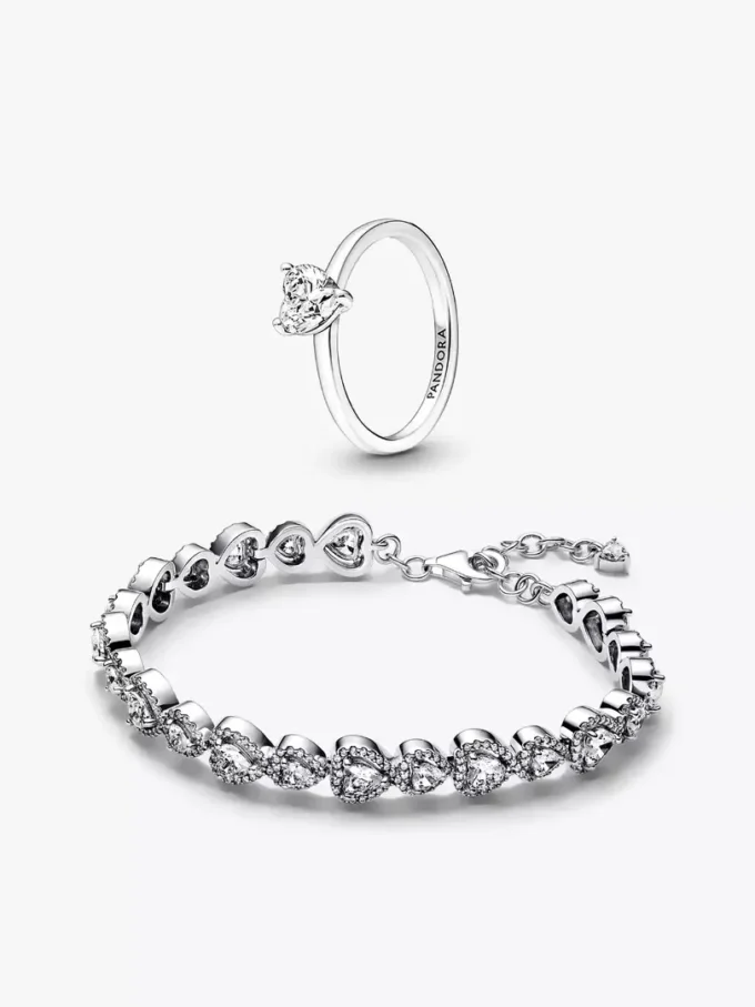 Halo Hearts Schmuckset, 2er-Set Halo Hearts Schmuckset, 2er-Set