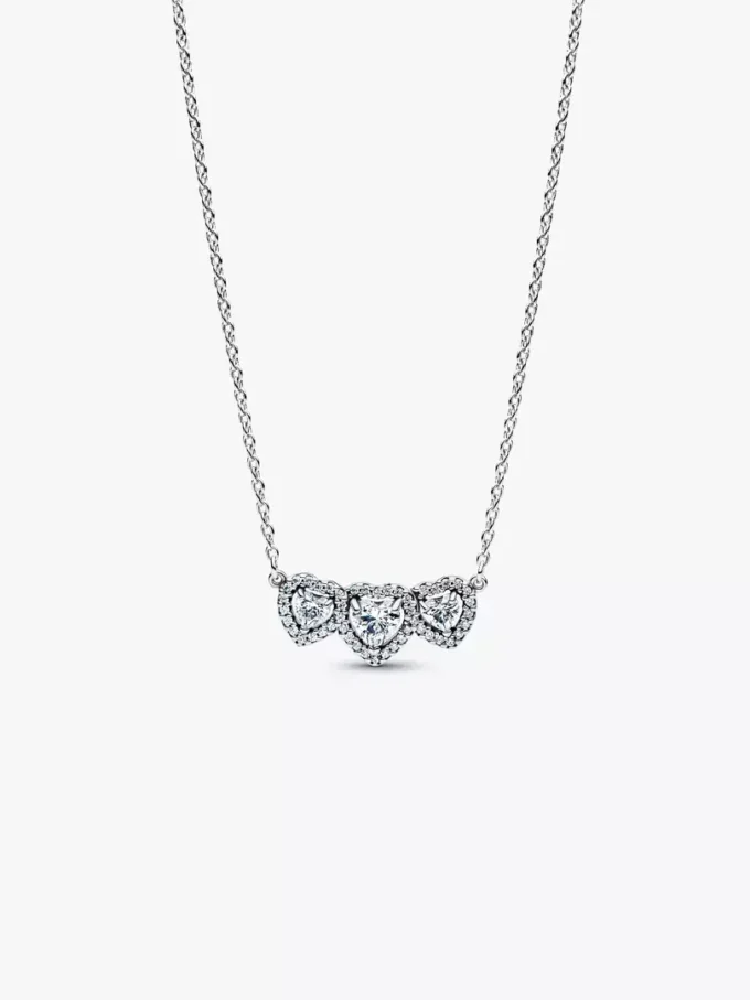 Halo-Herz-Trilogie-Schmuckset, 3-teilig Halo-Herz-Trilogie-Schmuckset, 3-teilig
