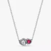 Geschenkset aus Sterlingsilber mit Herz-Halo-Motiv, 3er-Set