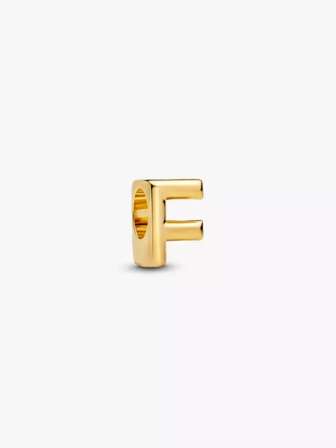 Halskette mit Buchstaben-F-Charm, 2er-Set Halskette mit Buchstaben-F-Charm, 2er-Set