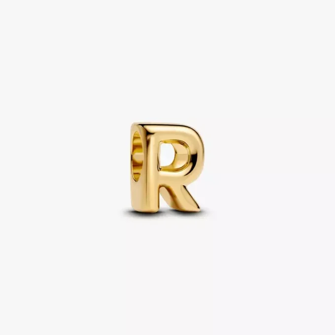 Halskette mit Buchstaben-R-Charm, 2er-Set Halskette mit Buchstaben-R-Charm, 2er-Set