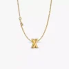 Halskette mit Buchstaben-X-Charm, 2er-Set Halskette mit Buchstaben-X-Charm, 2er-Set